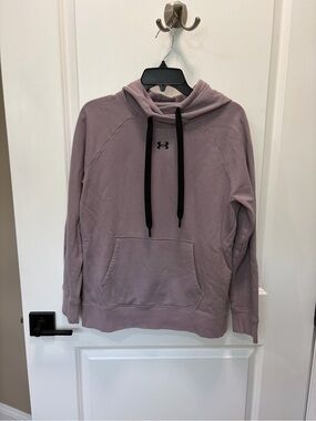 Under Armour purple Hoodie with Black Drawcords